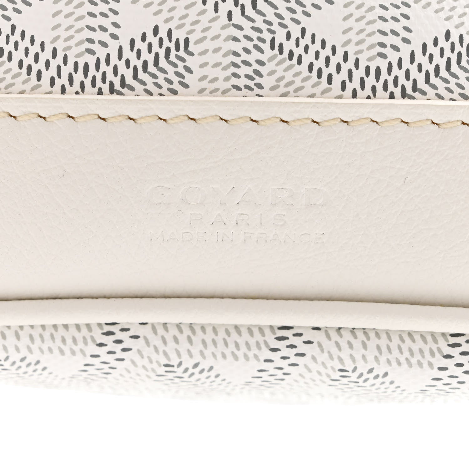 Goyard Goyardine Petit Flot Bucket Bag PM White 6 of 9