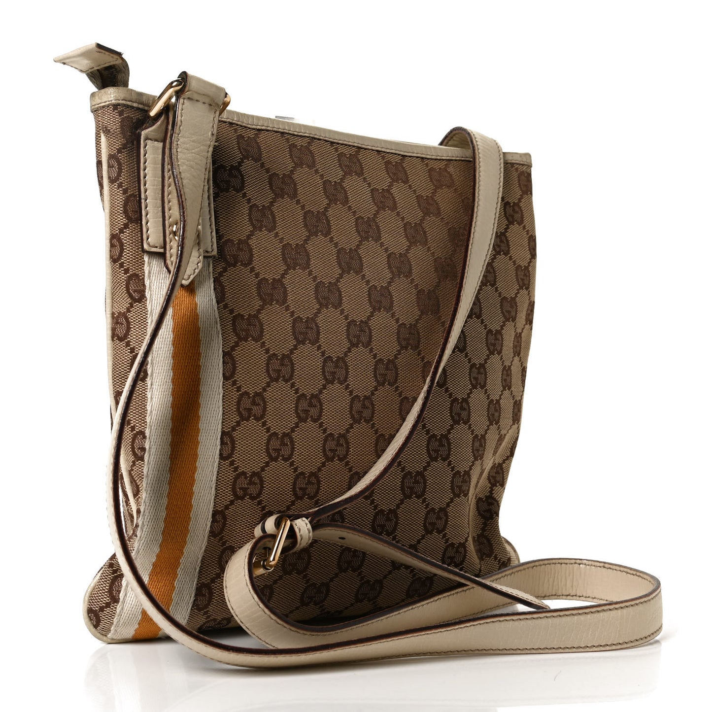 Monogram Web Jolicoeur Charms Messenger White