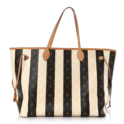Louis Vuitton Monogram Rayures Neverfull GM 1 of 9