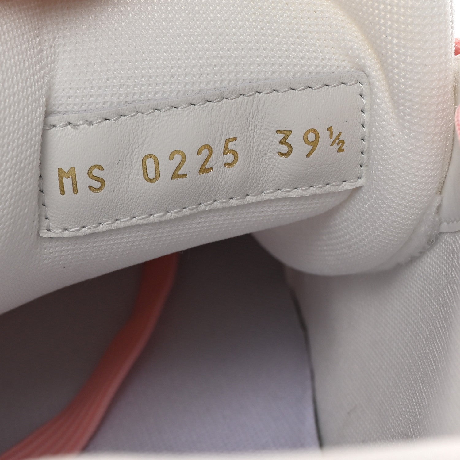 Louis Vuitton Calfskin Monogram Womens LV Trainer Sneakers 39.5 Light Pink 9 of 9