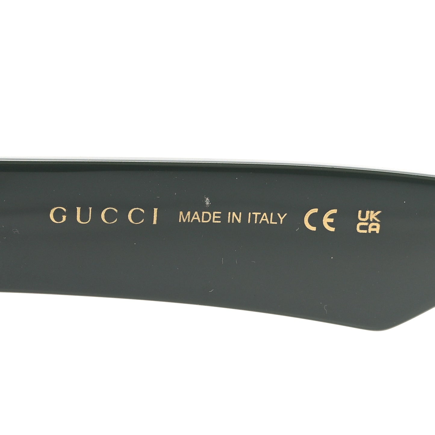 Acetate Rectangle Sunglasses GG0962S Black Khaki