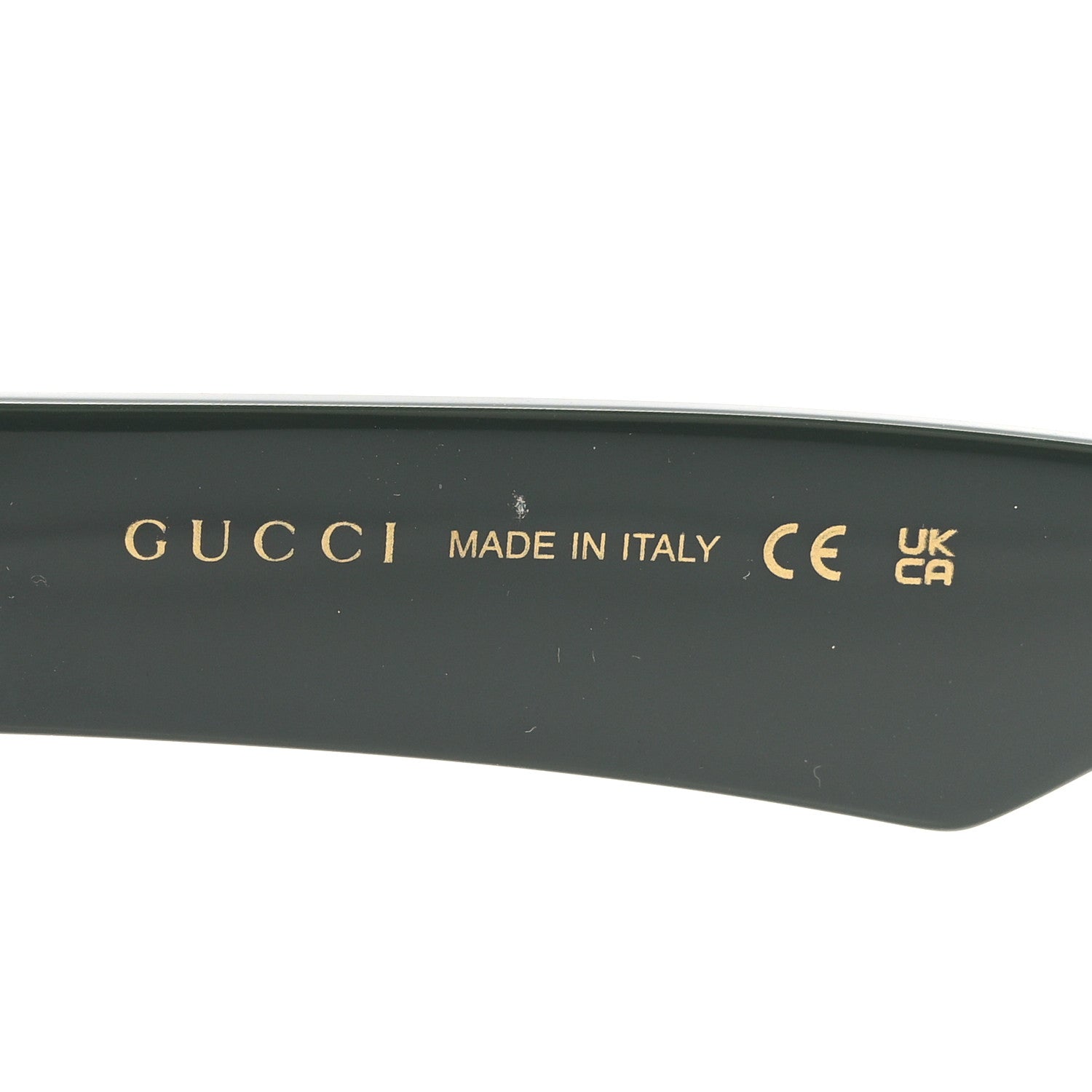 Gucci Acetate Rectangle Sunglasses GG0962S Black Khaki 5 of 8