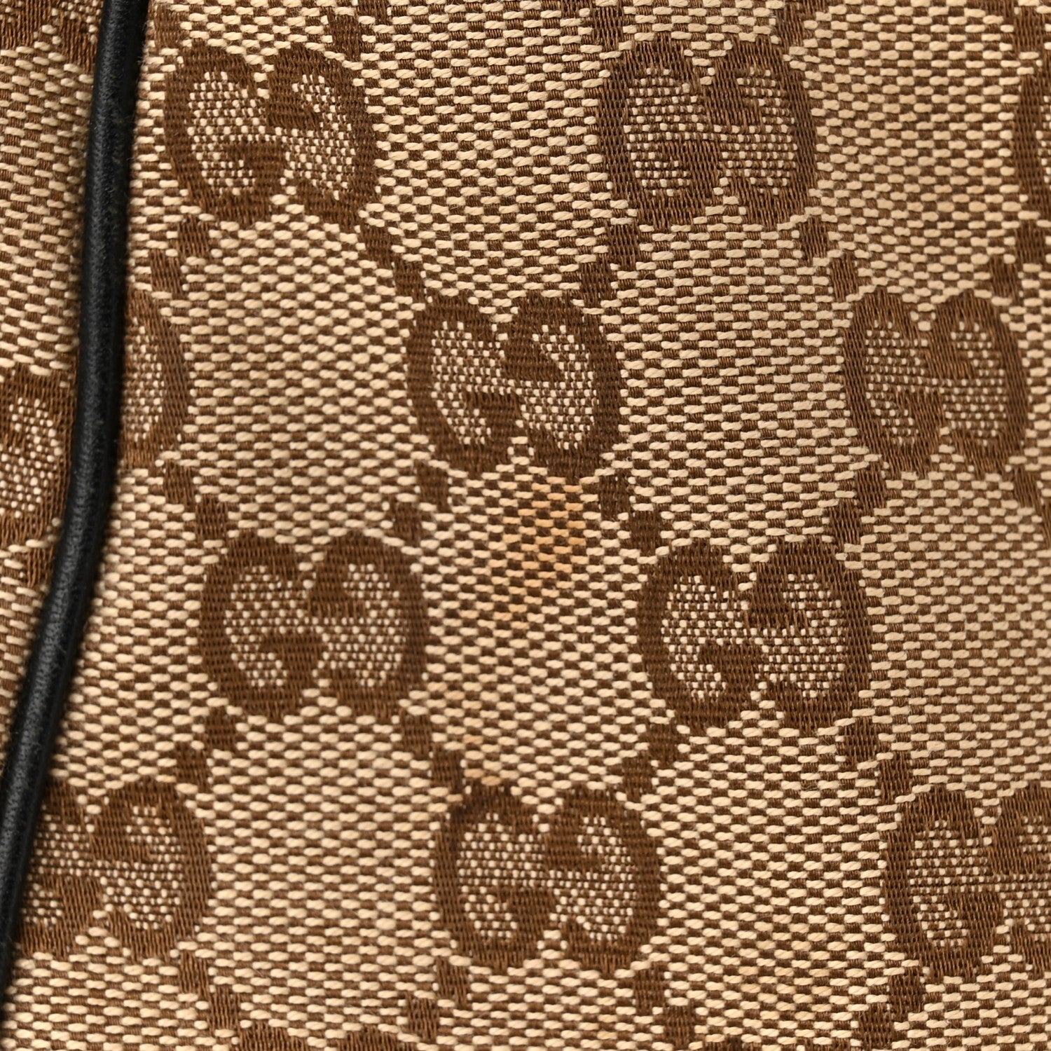 Gucci Monogram Calfskin Sherry Line Web Hobo Brown 12 of 13