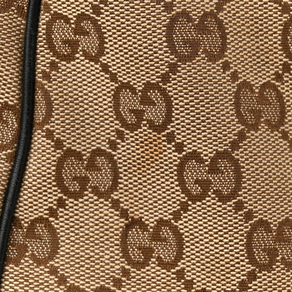 Gucci Monogram Calfskin Sherry Line Web Hobo Brown 12 of 13