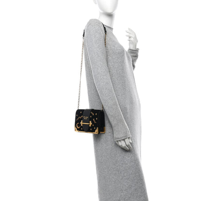 Prada Velvet Cahier Astrology Bag Black 2 of 9