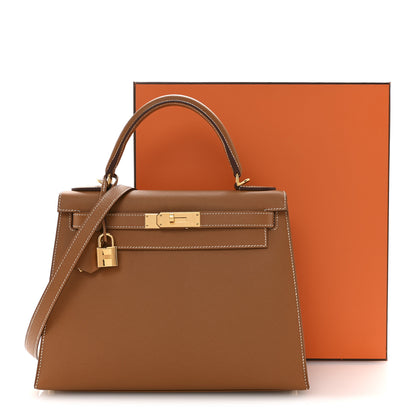 Hermes Epsom Kelly Sellier 28 Gold 11 of 11