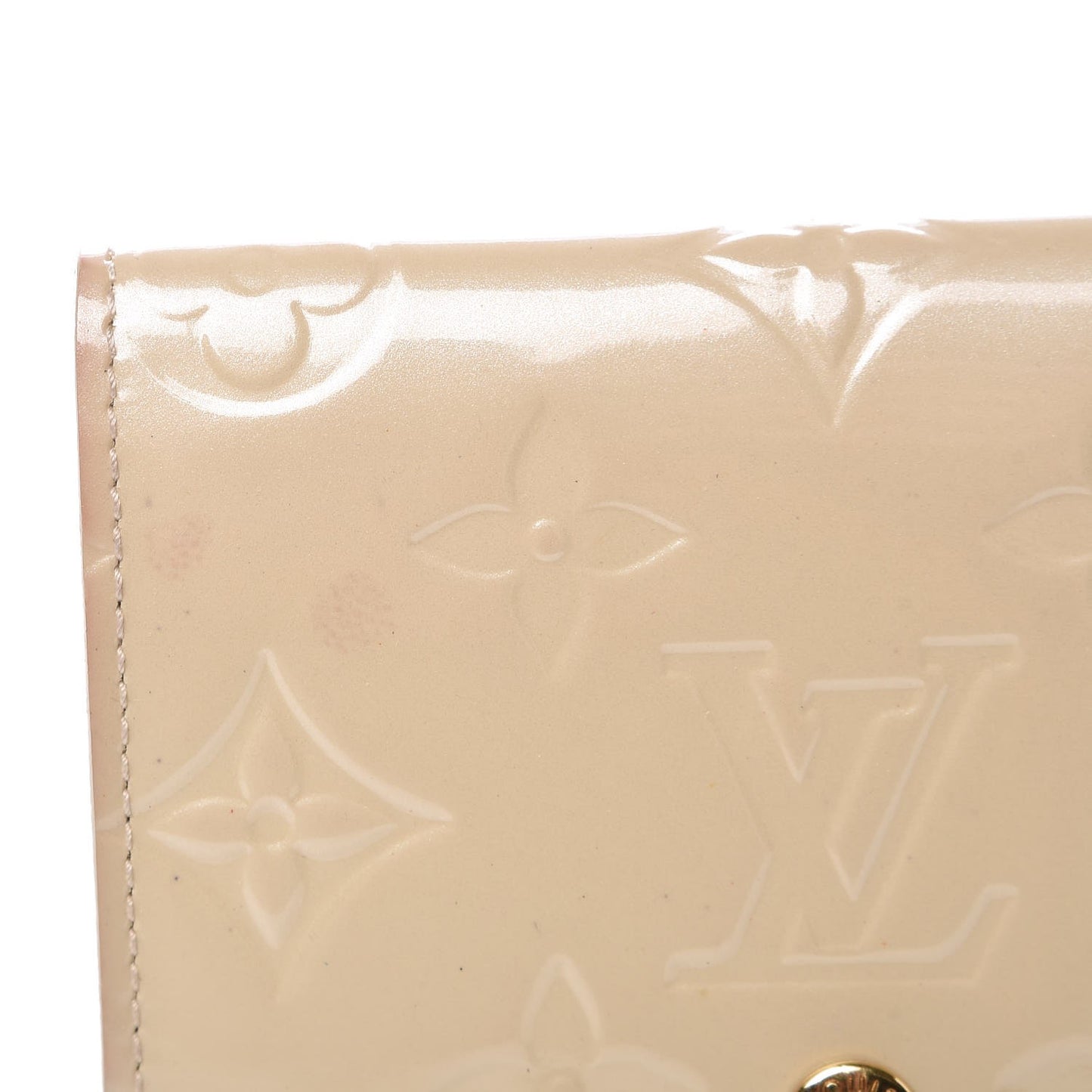 Vernis Business Card Holder Blanc Corail