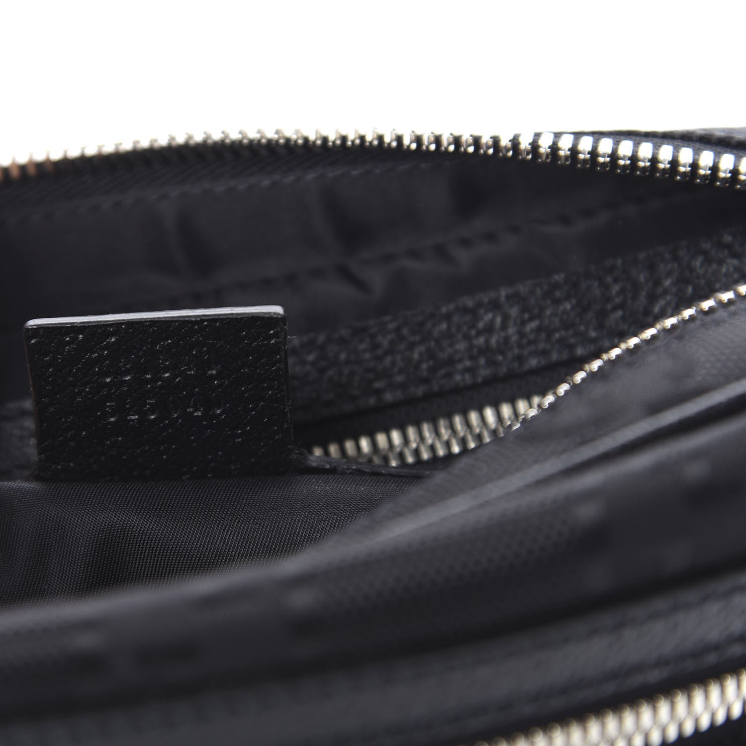 Gucci Econyl Nylon Monogram Off The Grid Belt Bag Black 9 of 10
