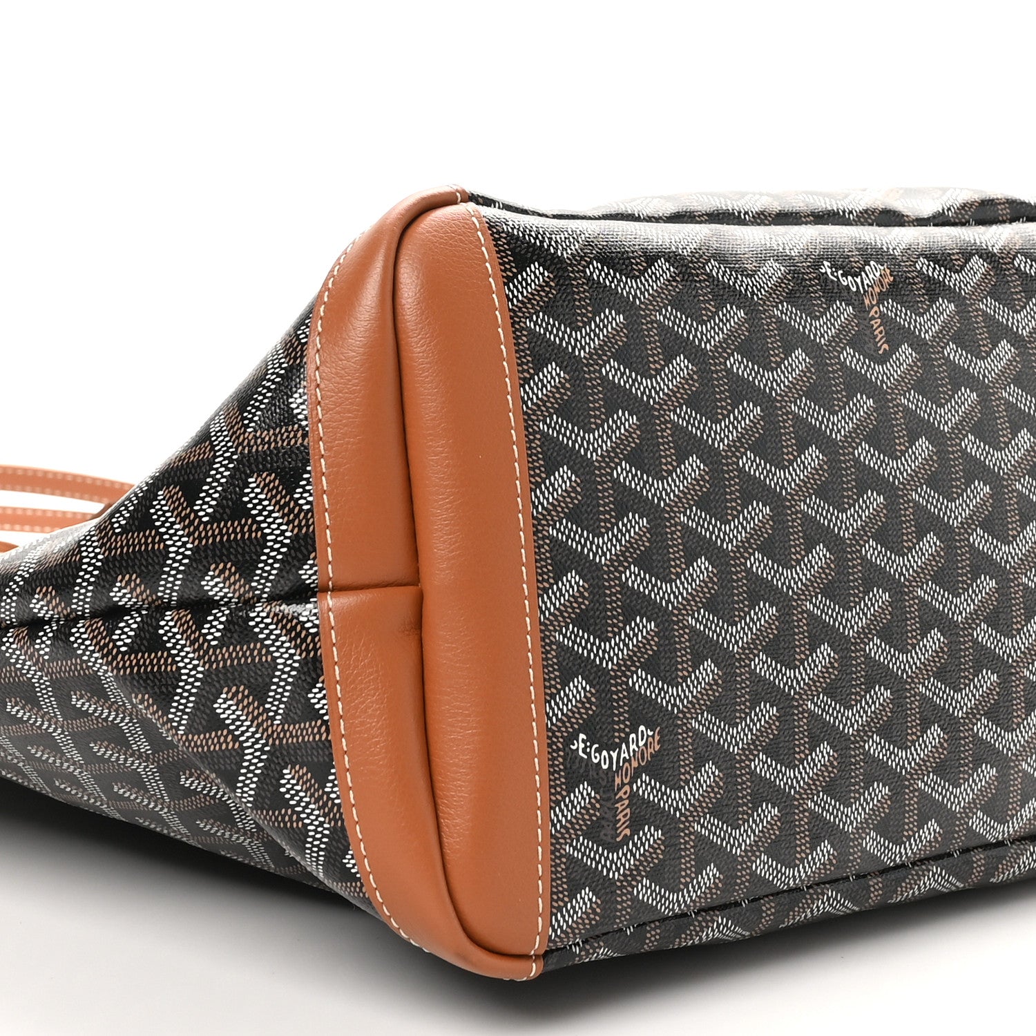 Goyard Goyardine Artois MM Black Gold 9 of 10