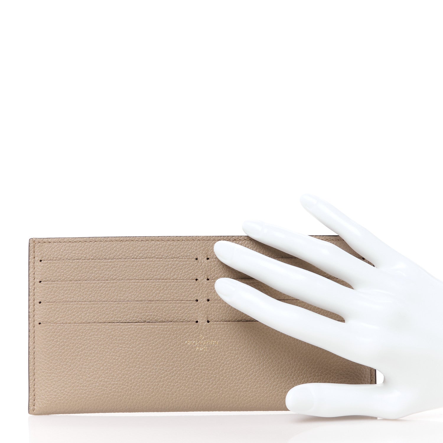 Louis Vuitton Calfskin Felicie Chain Wallet Card Holder Insert 2 of 9