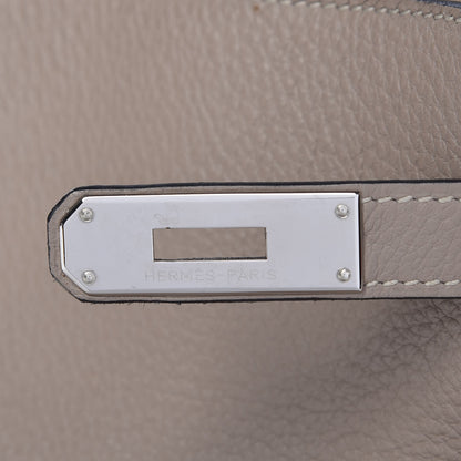 Hermes Taurillon Clemence Kelly Retourne 35 Gris Tourterelle 18 of 80