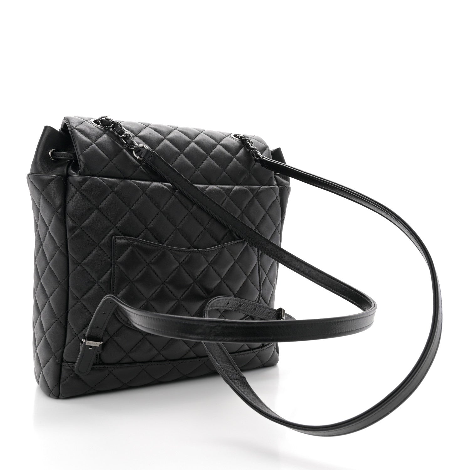 Chanel Lambskin Quilted Large Urban Spirit Backpack Black 3 of 10