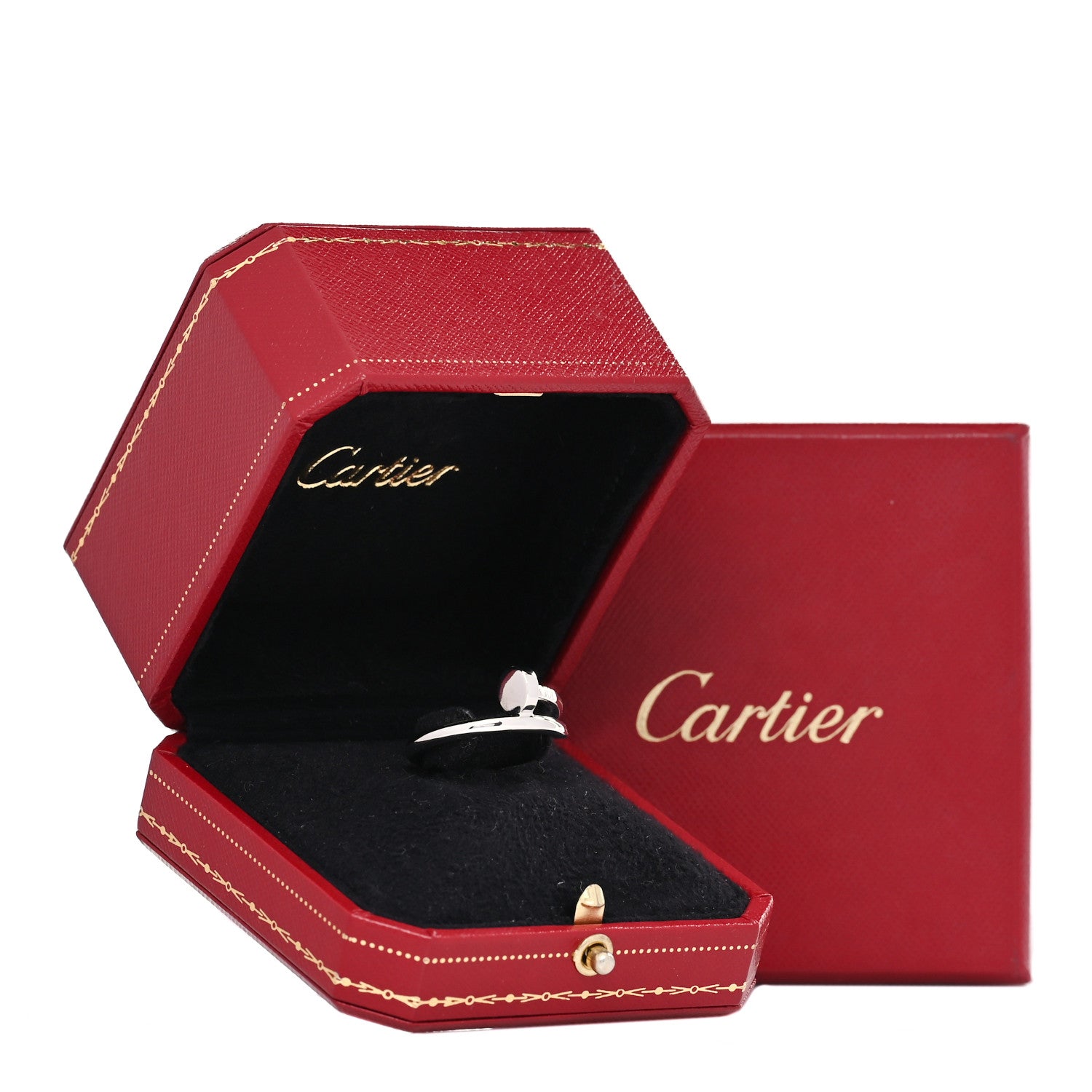 Cartier 18K White Gold Juste Un Clou Ring 57 8 5 of 5