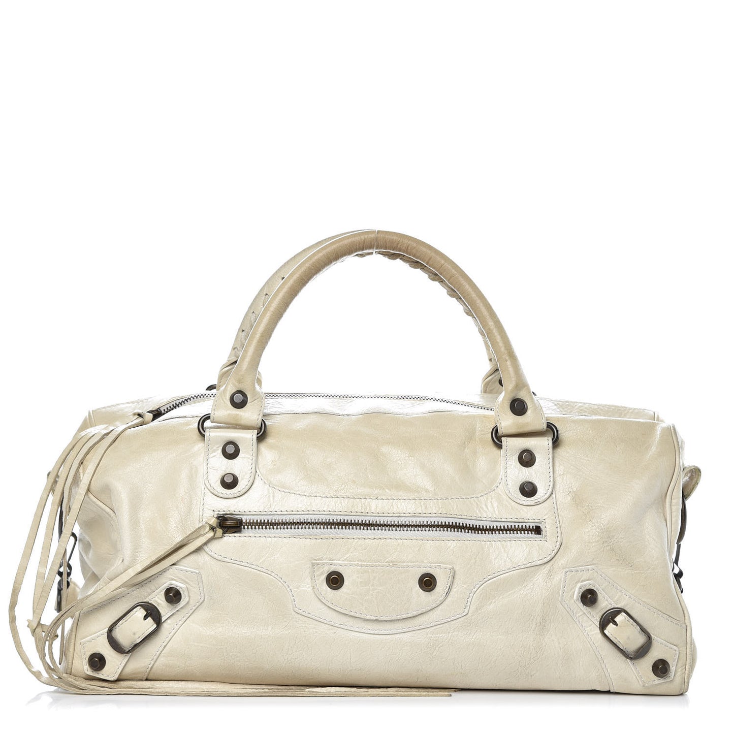 Agneau Classic Hardware Twiggy White