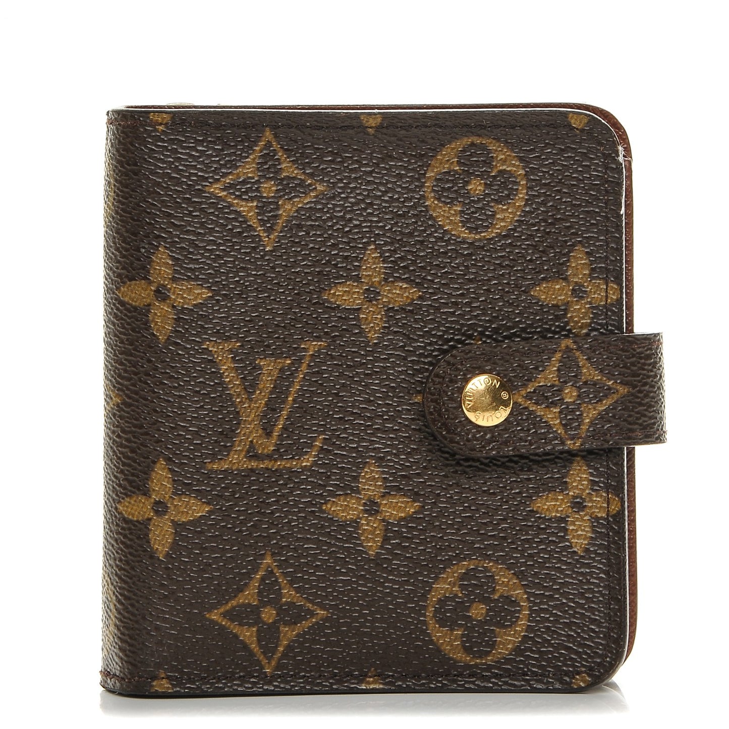 Monogram Compact Zippe Zipped Wallet