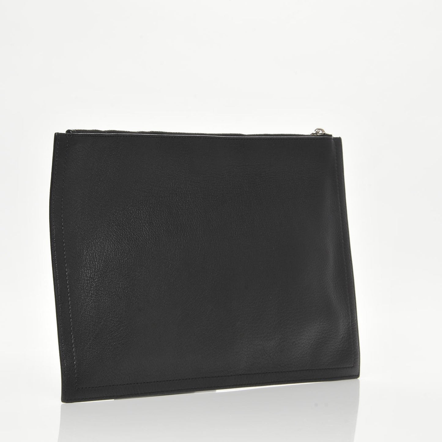 Sugar Goatskin Large Antigona Pouch Black