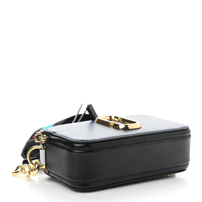 Marc Jacobs Saffiano Small Snapshot Camera Bag Blue Sea 4 of 13