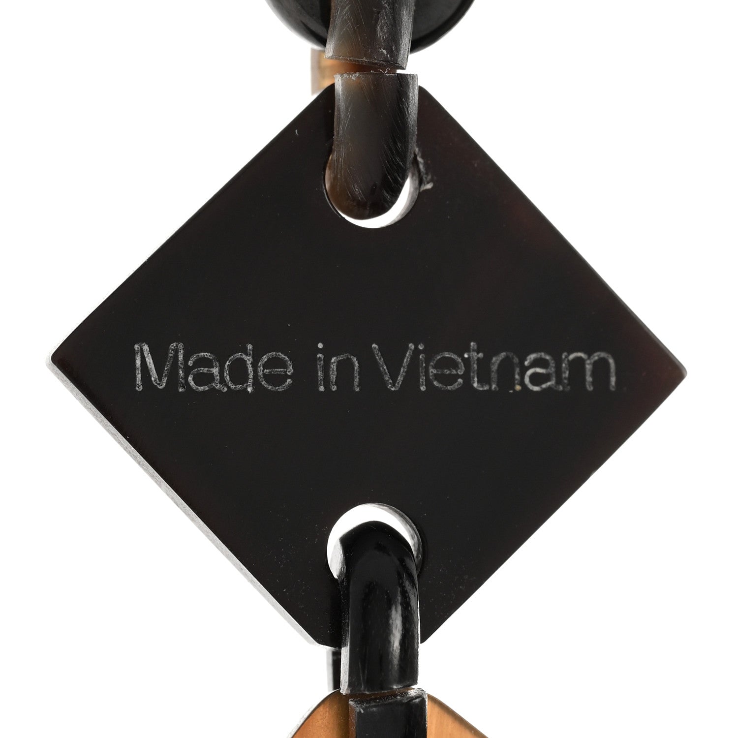 Hermes Buffalo Horn Lacquer Deva Necklace 7 of 7