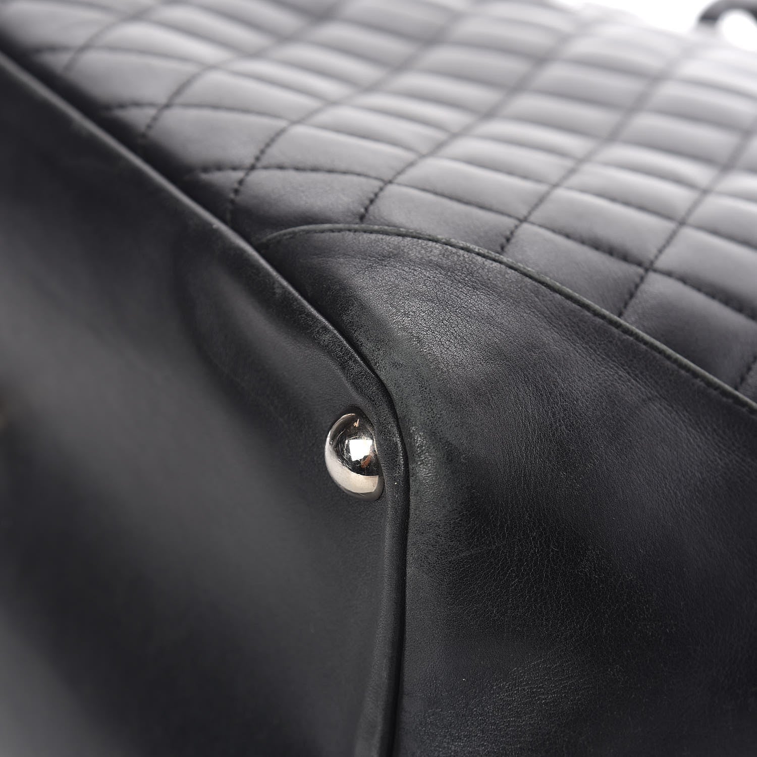 Chanel Calfskin Quilted Large Cambon Tote Black 10 of 18