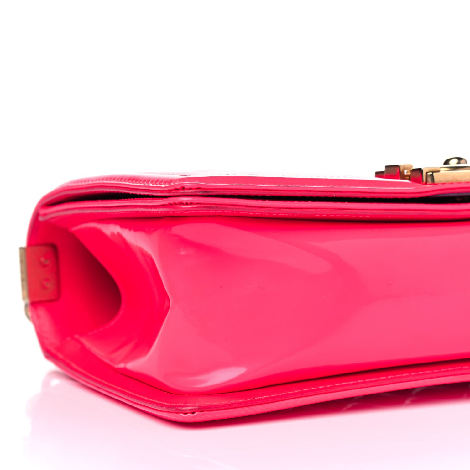 Chanel Patent Quilted Medium Boy Flap Pink 5 of 12