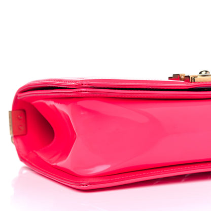 Chanel Patent Quilted Medium Boy Flap Pink 5 of 12