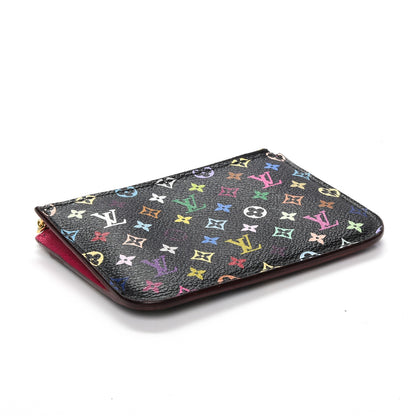 Louis Vuitton Monogram Multicolor Key Pouch Black Grenade 4 of 6