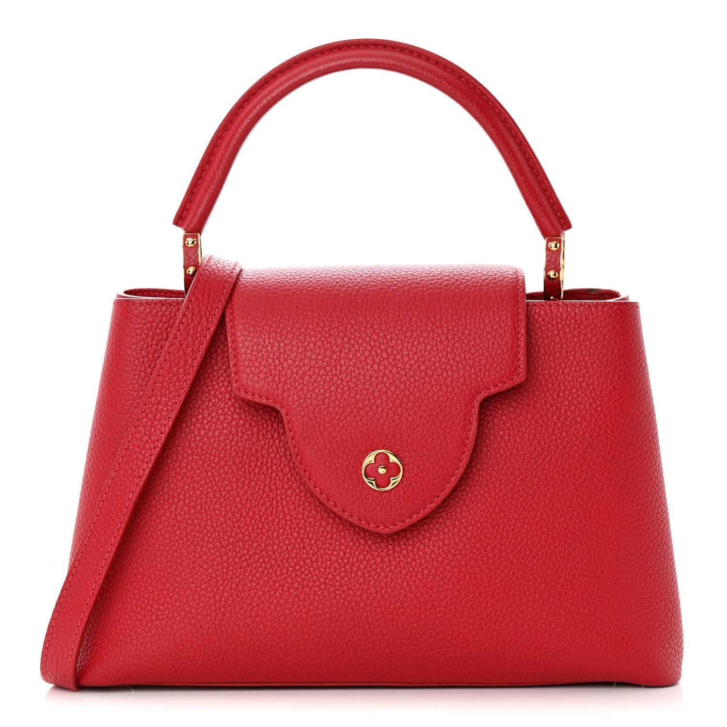 Louis Vuitton Taurillon Capucines PM Scarlet 1 of 16