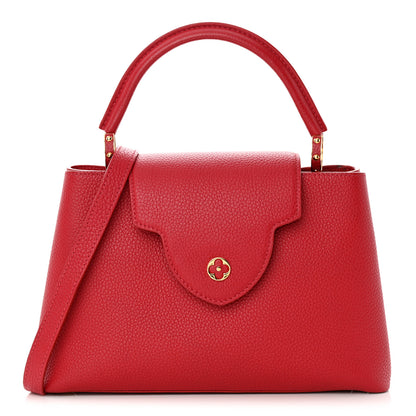 Louis Vuitton Taurillon Capucines PM Scarlet 1 of 16