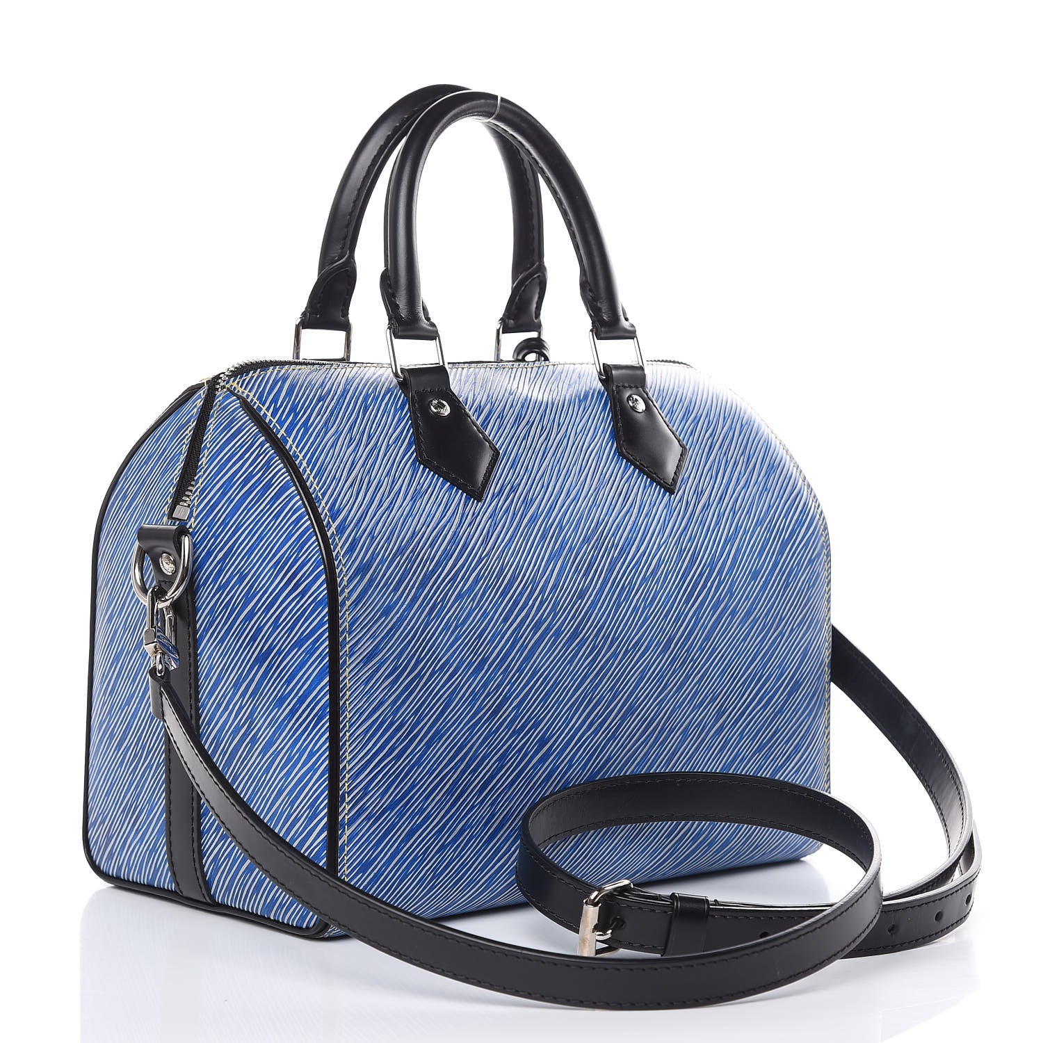 Louis Vuitton Epi Speedy Bandouliere 25 Denim Light 3 of 9