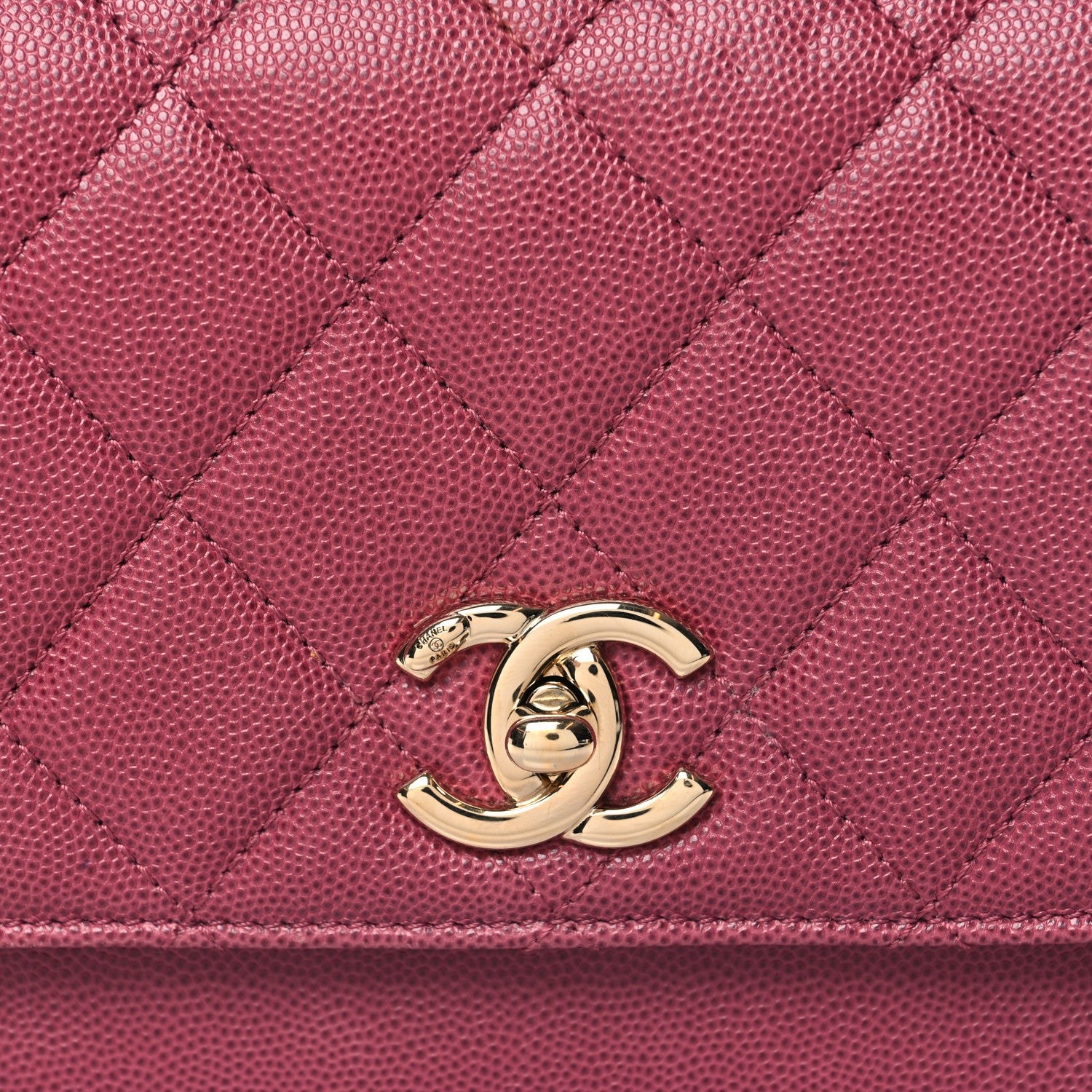 Chanel Caviar Quilted Medium Business Affinity Flap Dark Pink 8 of 11