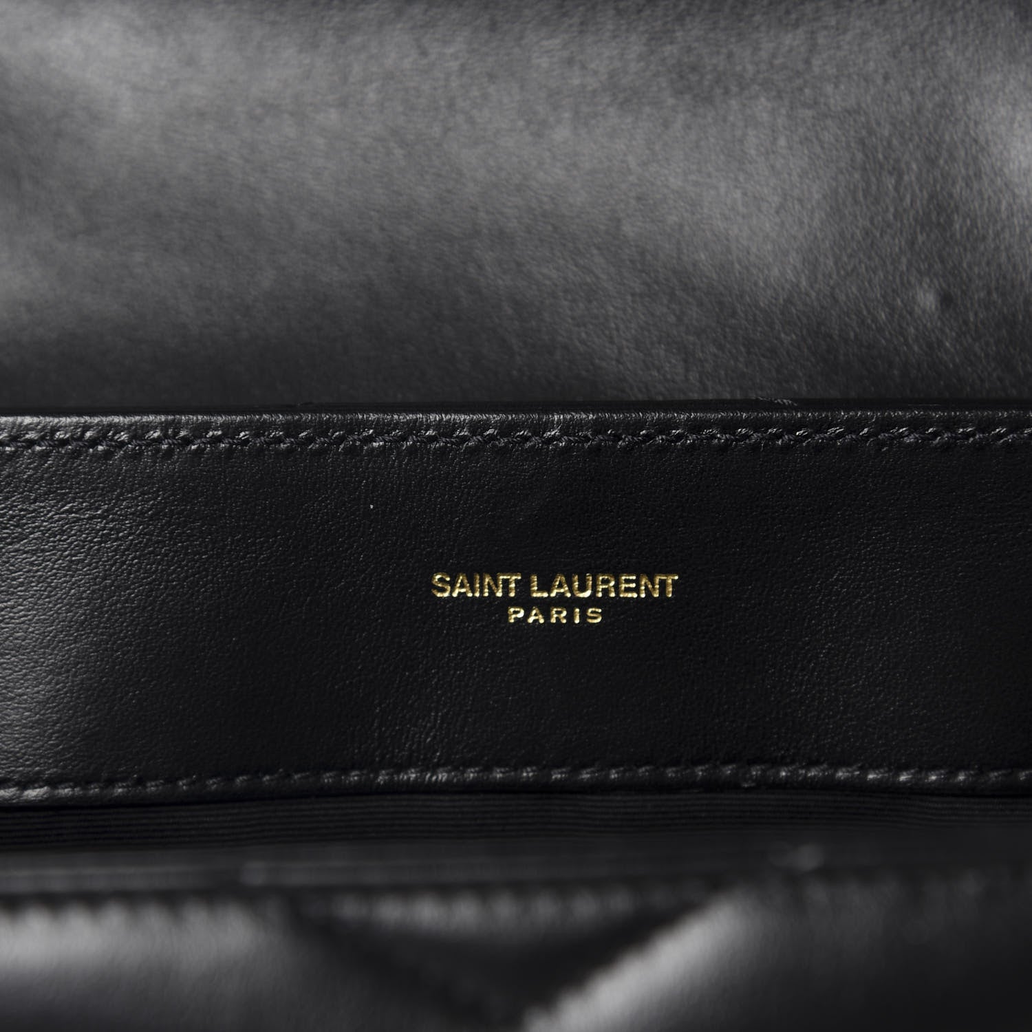 Saint Laurent Calfskin Y Quilted Monogram Medium Loulou Chain Satchel Black 8 of 11
