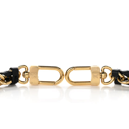 Louis Vuitton Calfskin Multi Pochette Chain Shoulder Strap Black Gold 3 of 4