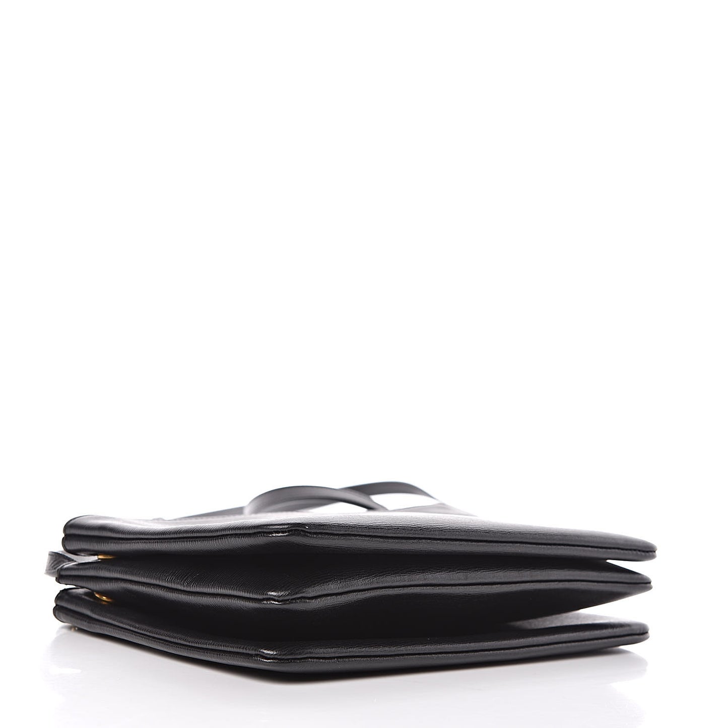 Liege Calfskin Small Trio Crossbody Bag Black