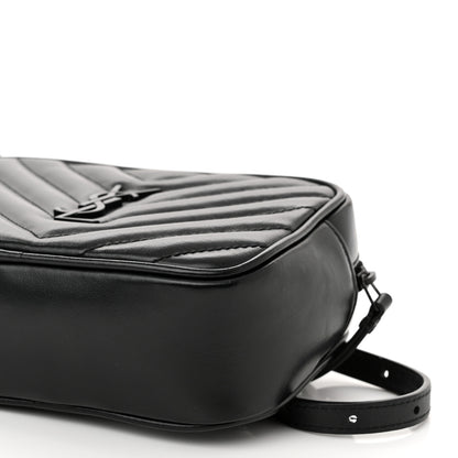 Saint Laurent Calfskin Matelasse Monogram Lou Belt Bag Black 10 of 11