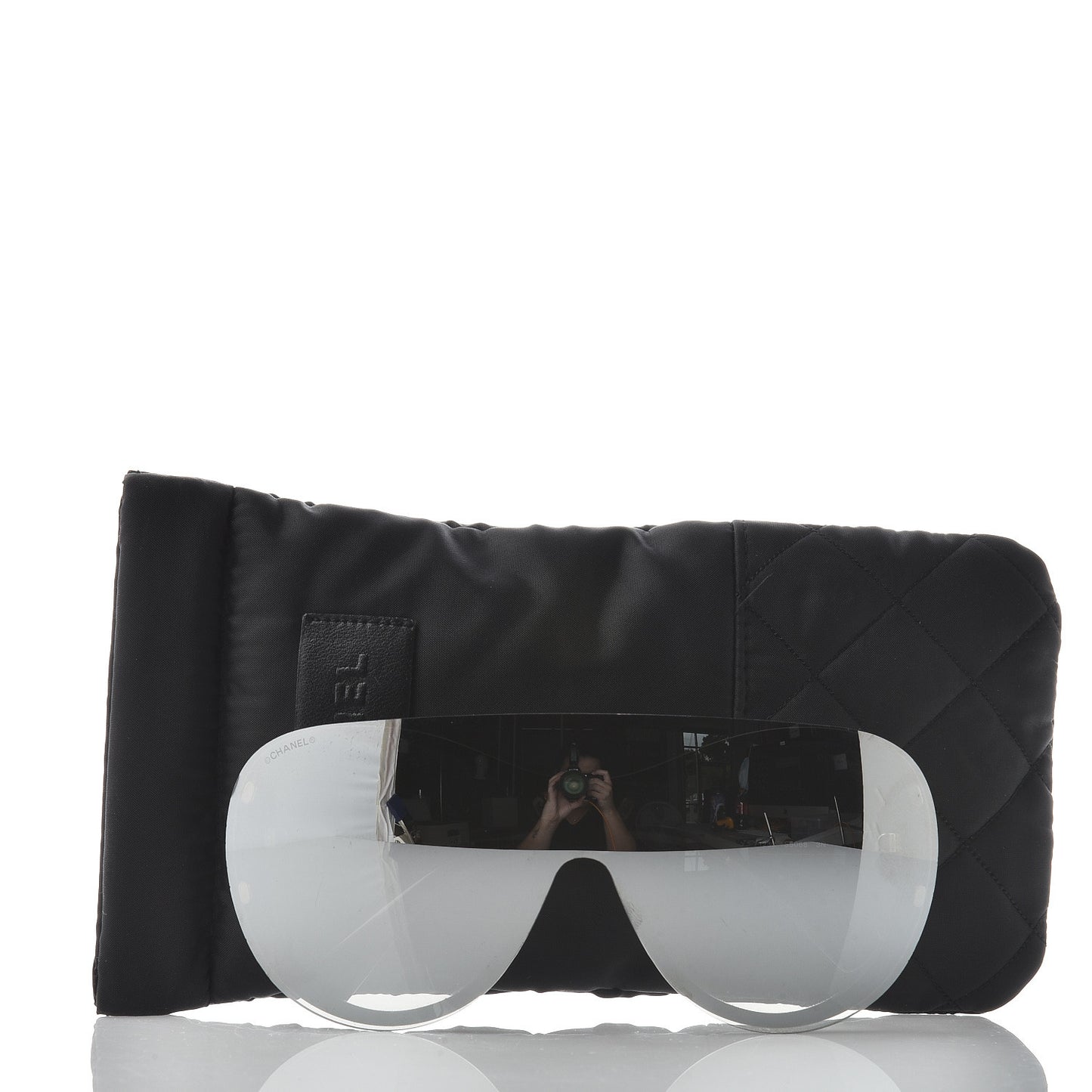 Clip On Sunglasses 71230 Mirror Grey Black