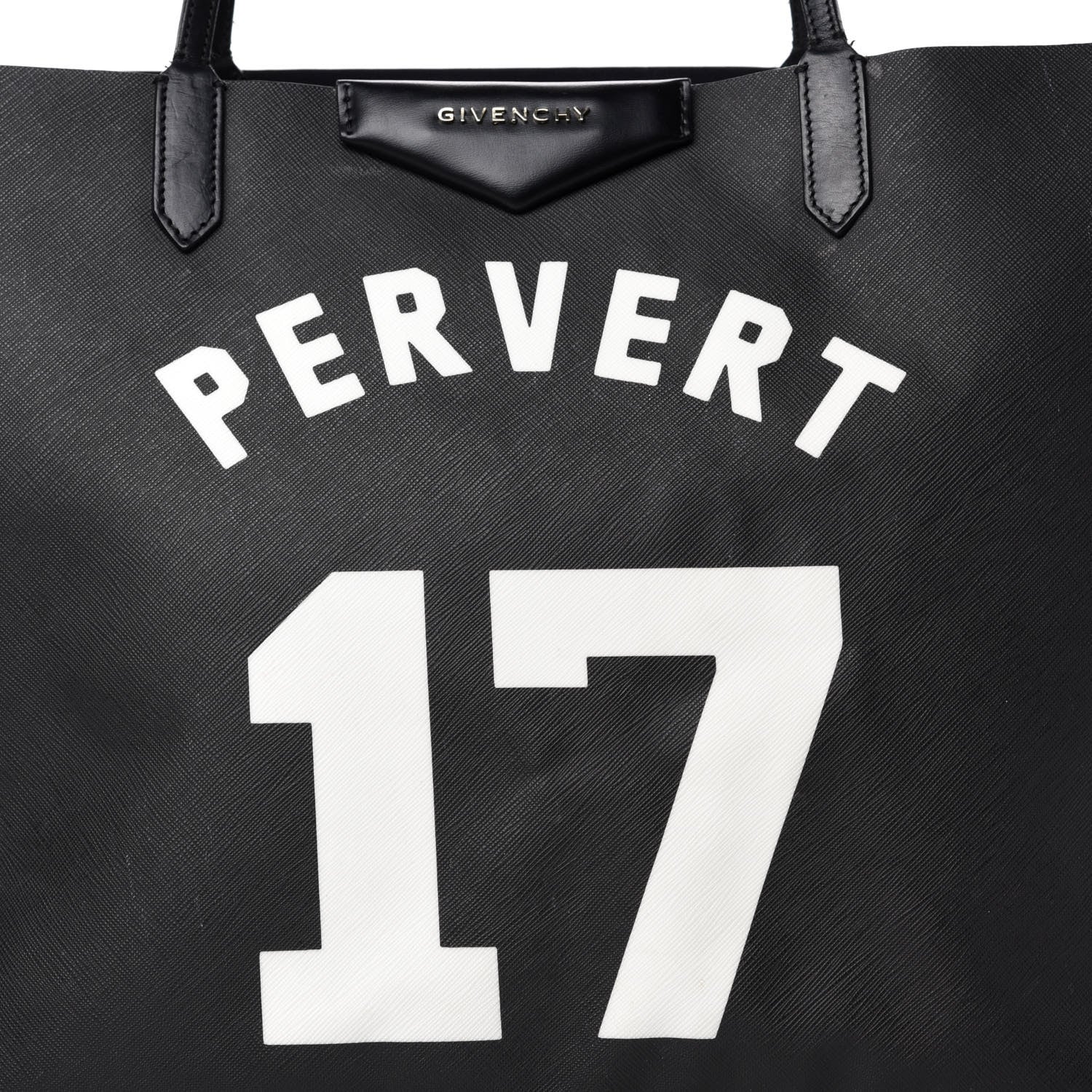 Givenchy Textured Coated Canvas Print Large Antigona Tote Black 15 of 15