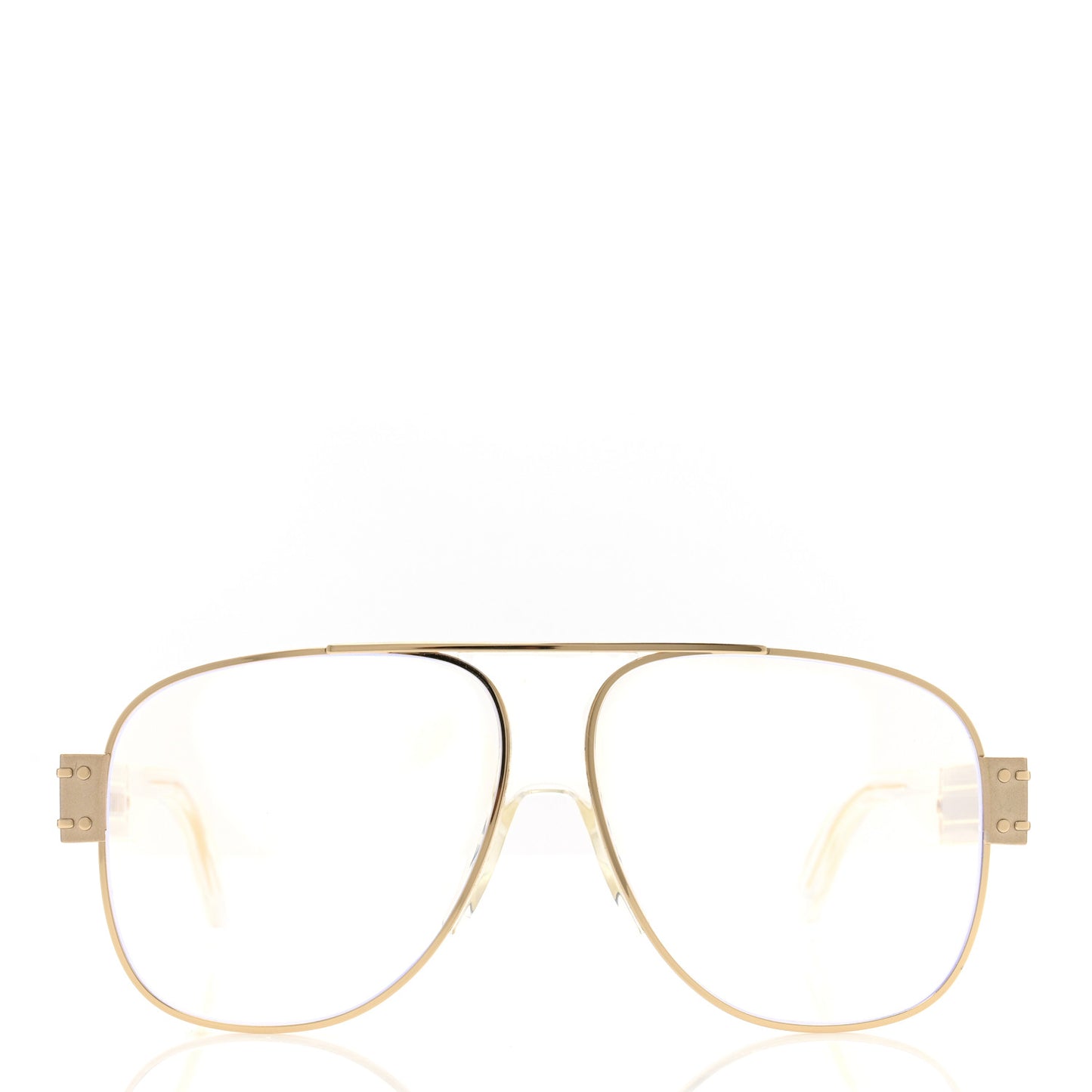 Metal Acetate Diorsignature A3U Sunglasses Gold