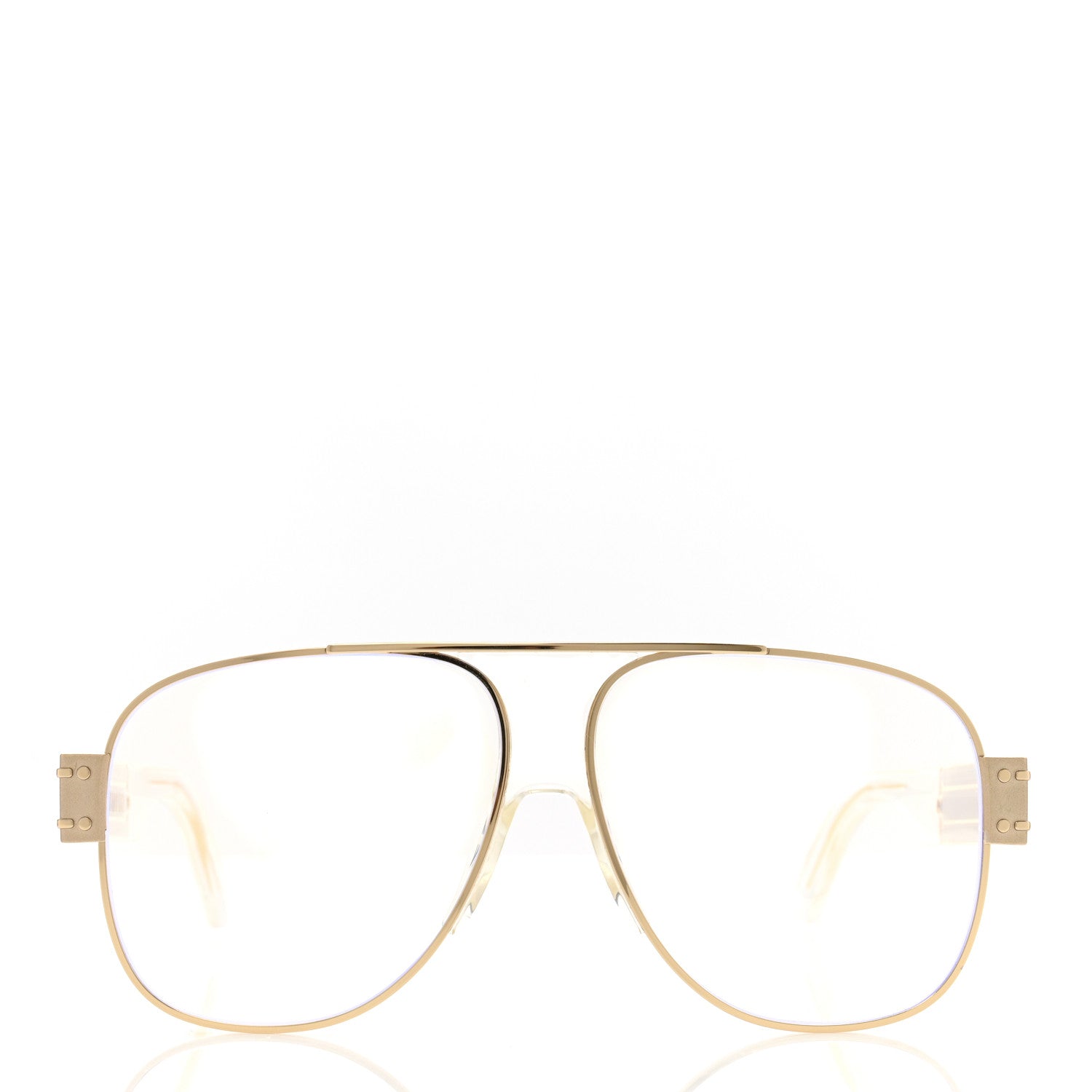 Christian Dior Metal Acetate Diorsignature A3U Sunglasses Gold 2 of 7