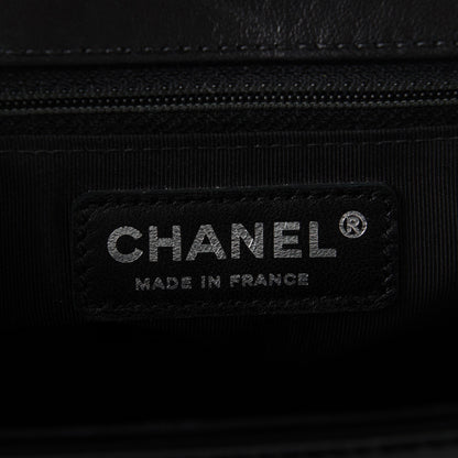 Chanel Glazed Calfskin Medium Boy Flap Black 6 of 8