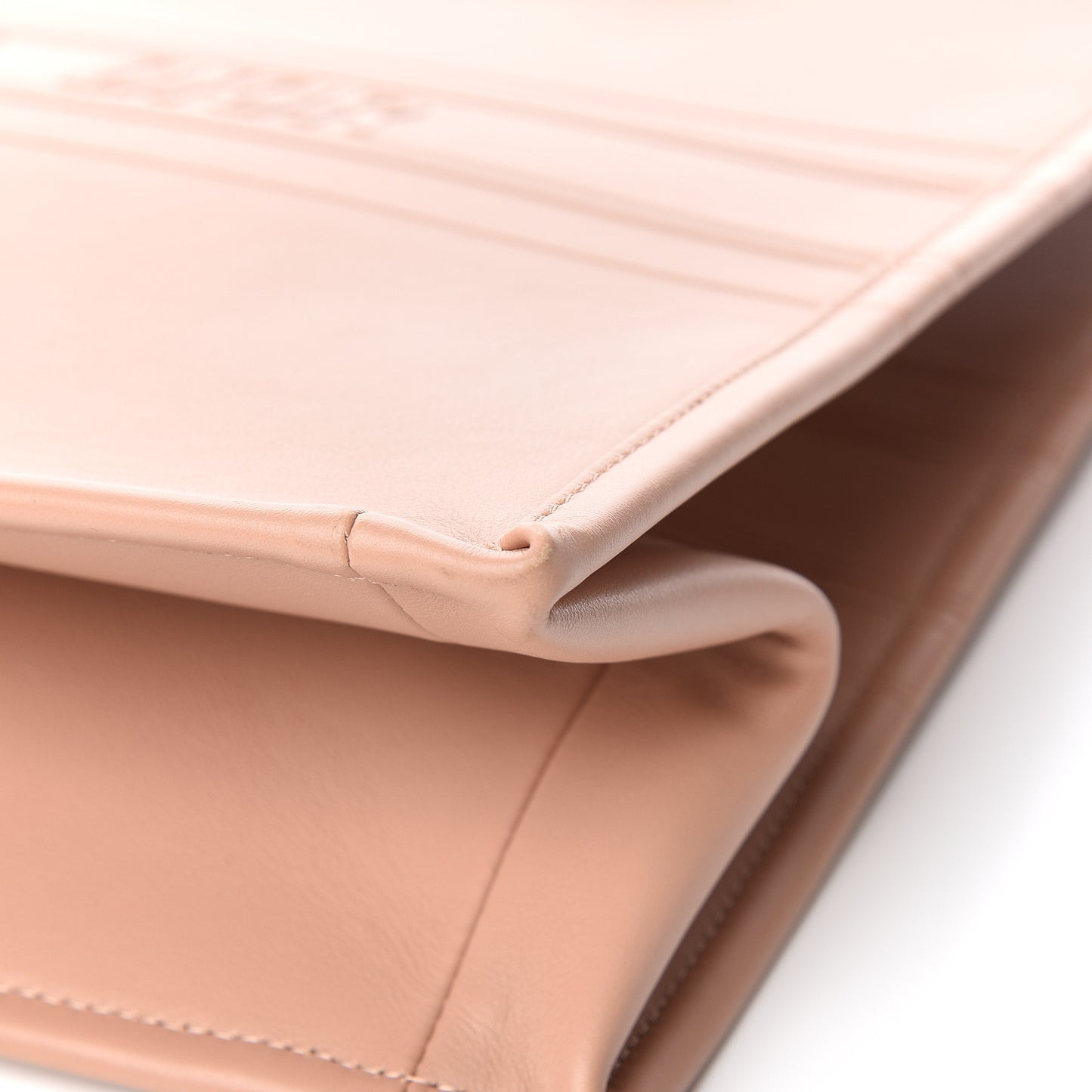 Calfskin Embossed Large Book Tote Rose de Vents