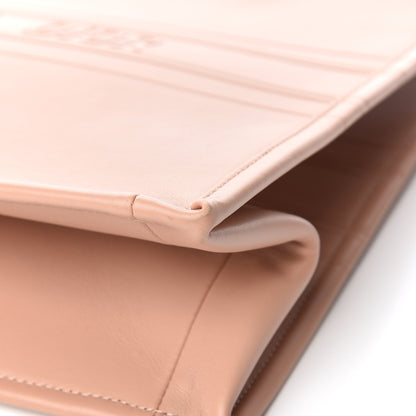 Christian Dior Calfskin Embossed Large Book Tote Rose de Vents 9 of 15