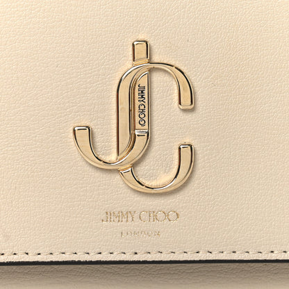 Jimmy Choo Grainy Calfskin JC Top Handle Beige 7 of 9