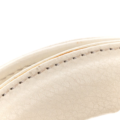 Christian Dior Calfskin Cannage Stitched Small East West Lady Dior White 14 of 16