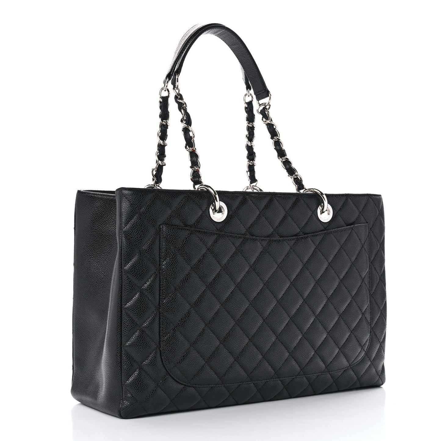 Caviar Quilted XL Grand Shopping Tote GST Black