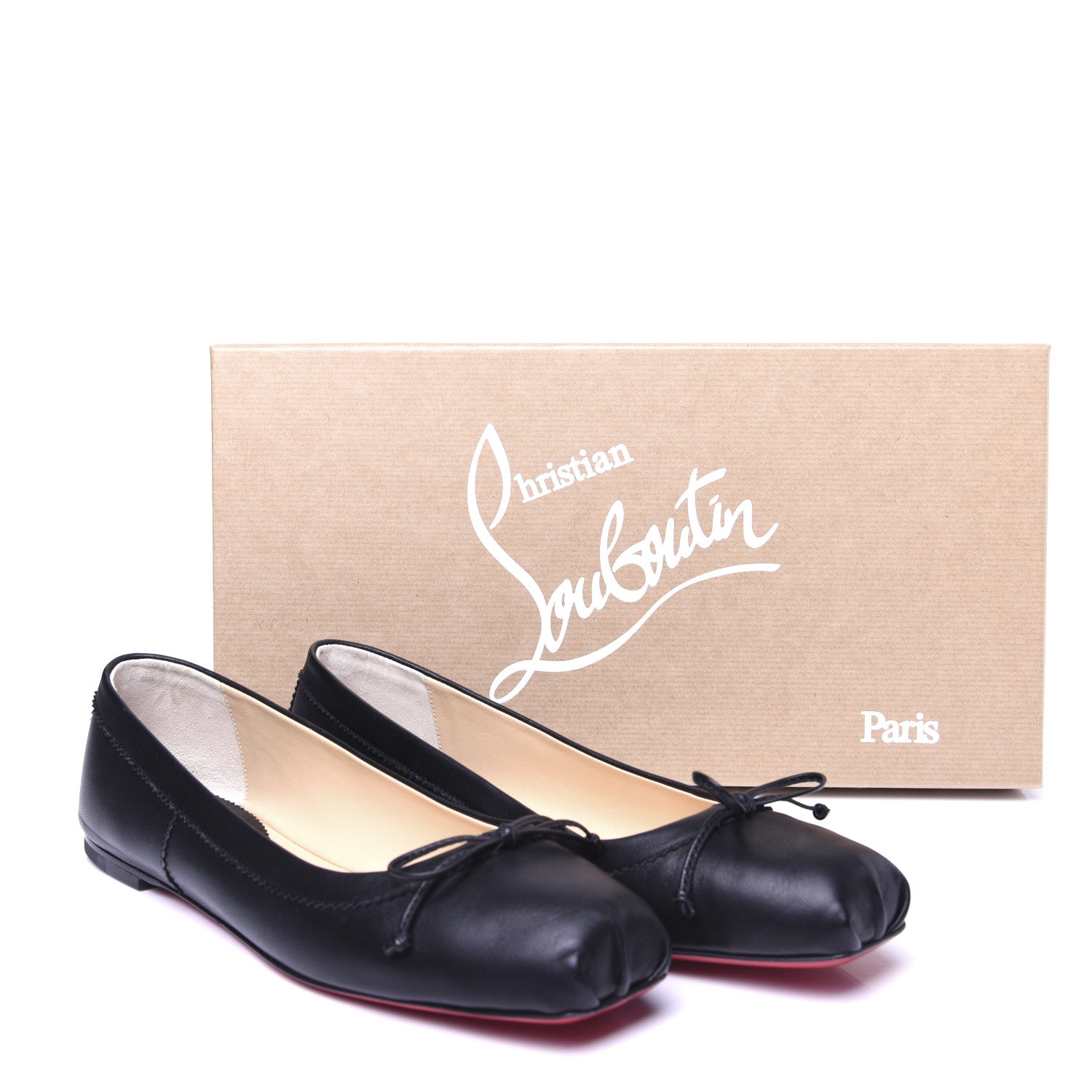 Christian Louboutin Nappa Mamadrague Flats 38 Black 11 of 11