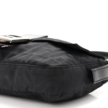 Fendi Nylon Zucca Baguette Black 7 of 9