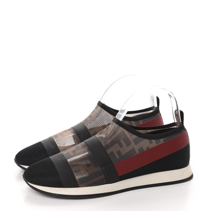 Fendi Technical Mesh FF Sneakers 40 Tobacco Red 3 of 9