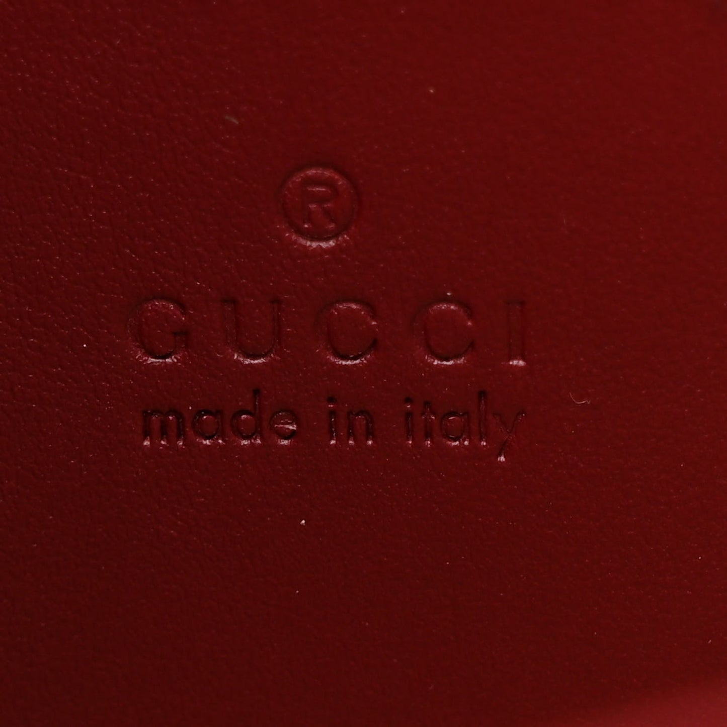 Calfskin Matelasse Mini GG Marmont Shoulder Bag Rosso Ancora