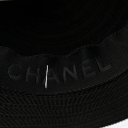 Chanel Cotton Viscose CC Bucket Hat S Black 9 of 10