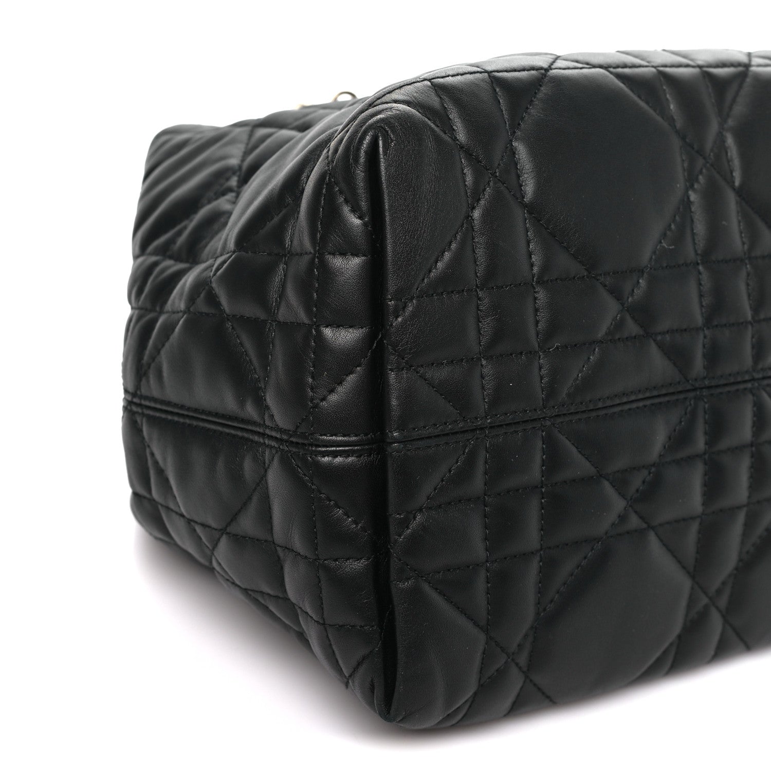 Christian Dior Calfskin Macrocannage Medium Toujours Black 9 of 11